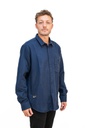 CAMISA VIYELA PESADA ML - CABIN AZUL
