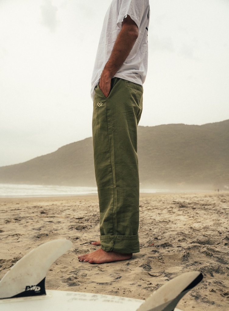 PANTALON GABARDINA LOOSE FIT - STOCK PLAZA