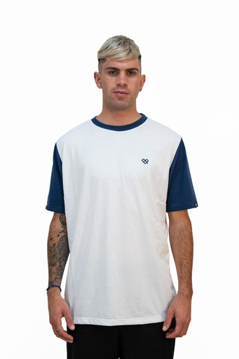 [031215G57] REMERA MANGA CORTA - SANTORINI BLUE